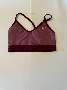 Nike Women's Burgundy Maroon Racerback Sports Bra